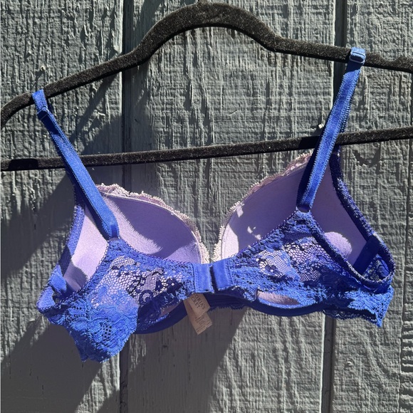 Dream Angels Victorias Secret lace two tone memory foam push-up 32B - Picture 2 of 3